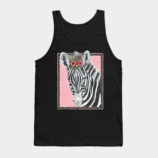 Baby Zebra Tank Top by Round-m-up